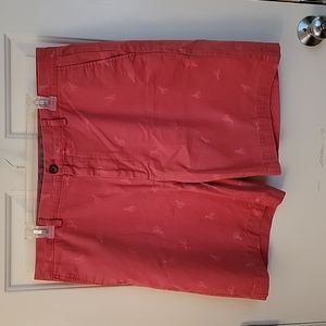 Lobster flat front Chino shorts